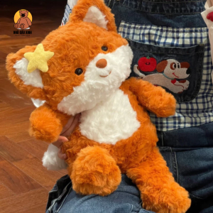 Gấu bông Cáo Cam Sao Vàng