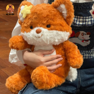 Gấu bông Cáo Cam Sao Vàng